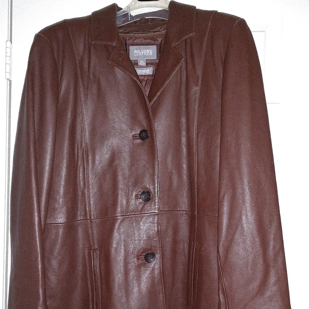 Wilson Leather Coat with zip out Thinsulate Lining